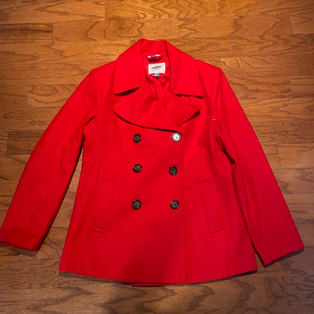 Old Navy Red Peacoat Size Small Petite
In excellent condition
